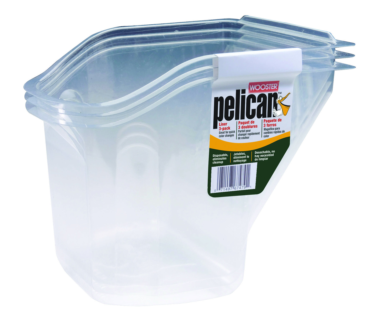 3 inserts pour bac à peinture portable Pelican Wooster